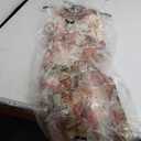Eliza J Women's Plus Gown Style Floral Organza Sleeveless Jewel Neck Dress, Ivory Multi, Size 22W