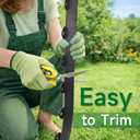 Gardzen 1.5" x 100' Landscape Edging Kit, No Dig Lawn Garden Border with 120 Pcs Spikes, Flexible Edging Border for Mulch Bed Pathway Paver