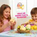 Taba Squishy Chicken Nest Egg Kit - Birthday Gift for Kids, Teens - Gifts for Boys & Girls Ages 7 8 9 10 11 12 - Taba Squishies Gift - Squeeze Toys - Squishys Fidget Toys
