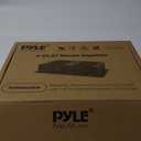 Pyle 4-Channel Bluetooth Marine Amplifier - Compact Power 400 Watt RMS 4 OHM Full Range Monoblock Stereo & Waterproof - Wireless Bluetooth Receiver Audio Speaker with LCD Digital Screen PFMRA450BW