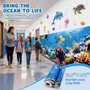 Briwooody 47x1.97 ft Under The Sea Wallpaper Peel and Stick Contact Paper
