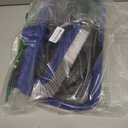 Pool Brush Head & Fine Mesh Pool Skimmer Kit17" Pool Brushes for Cleaning Pool Wall Reinforced Frame Pool Net Leaf Skimmer Cleaning Tool with Deep Fine Nylon Mesh Net Bag for Fast Cleaning (X-Large)