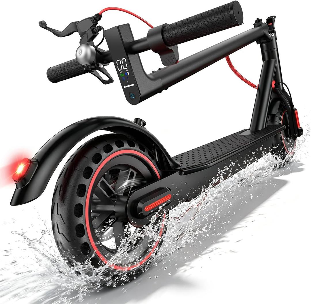 Phantomgogo Electric Scooter for Adults, Folding Commuter E Scooter
395W Electric Scooter with 15 MPH Speed, 15-Mile Range, App Control, LED Display, Dual Braking System and Solid Tires