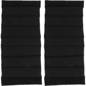 UKCOCO Camera Bag Dividers 28.0x12.0x0.8cm Black Polyester Removable Adjustable Partitions Organize Gear for DSLR Mirrorless Lenses Accessories for Photographers & Videographers