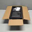 Square Backdrop Stand, 8.2FT Black Wedding Arch, Heavy Duty Balloon Arch Stand, Over The Table Rod Stand with Clamps, Adjustable Photo Booth Background, Backdrop Frame for Halloween Christmas Party