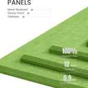 Fluxynara Large Felt Bulletin Board 36" x 24"Cork Board Alternative-6 Pack with 40 Safe Removable Adhesive Tabs, Cork Boards for Walls Cork Board for Home Office Classroom Pin Board-Kelly Green