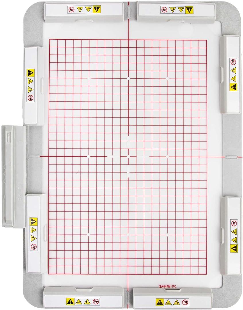 Maggiehoop Magnetic Embroidery Hoop for Brother Innovis NQ1700E NQ1600E NQ3700D Luminaire XP2 XP3 Stellaire XE1 XJ1 Essence VM5200 VE2300 NV880E Dream Machine XV8550D V3LE V5LE (8"x12"-SA447MK)