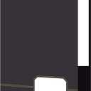 Oxford Monogram Executive Twin Pocket Folders, Letter Size, Black with Gold Foil Trim, 4 Pack (04161EE), 9" x 11 7/8"