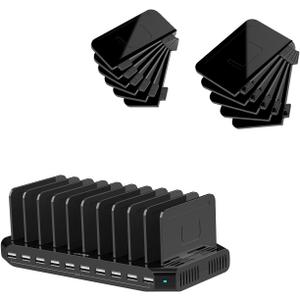 [Bundle] Unitek 10 USB Ports Charging Station and 11 Detachable Dividers