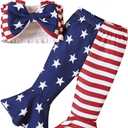 MoryGooder Baby Girl 4th of July Outfit American Flag Outfit for Girls 3-6M