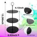 Pod Holder for Ninja Thirsti, 15-Flavor Storage Organizer for Thirsty Drink System, Water Flavoring (Black)