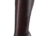 GENSHUO Knee High Heel Boots for Women Elegant Pointed Toe Stiletto Boots Trendy Side Zipper Women’s Heel Stylish and Sexy Design Size:7