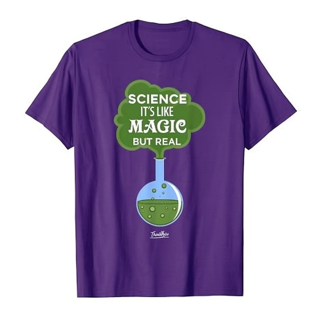 Science It's Like Magic But Real T-Shirt Funny Science Gifts XXL Purple Science It's Like Magic But Real T-Shirt Funny Science Gifts XXL Purple
