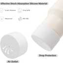 Stanley Cup Accessories Set - Silicone Straw Cover, Boot, Lipstick Holder, Charms for 40oz & 30oz Tumbler. (Santa Claus)