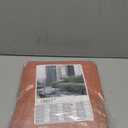 LAMIT Terracotta Linen Curtains 63 Inch for Bedroom, Light Filtering Neutral Semi Sheer Window Boho Curtains Back Tab and Rod Pocket Panels for Living Room, 2 Panels, 52 x 63 Inch