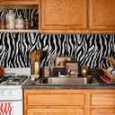Zebra Peel and Stick Wallpaper Black and White Wallpaper 393 "x16.1 Zebra Contact Paper for Bedroom Waterproof Removable Shelf Liner Decal Vinyl Roll