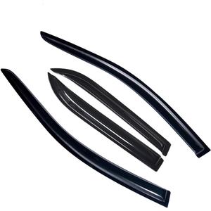 Lightronic Extra Durable Outside-Mount Auto Vent Window Visor, Fits 2011-2023 Chrysler 300, UV Protection Rain Guard, Original Window Deflector, No-Drill Easy Install, Dark Smoke, 4-Pcs