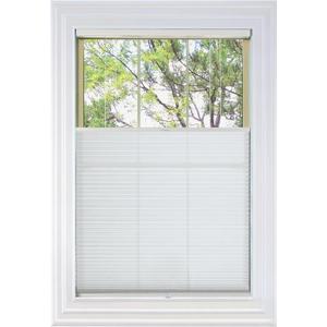 BlindsAvenue Cordless Top Down Bottom Up Cellular Honeycomb Shade, 9/16" Single Cell, Light Filtering, Cotton White, Size: 34" W x 72" H