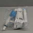 T Tulead Toilet Dual Flush Valve, Fill Valve, Push Button, Fit One Piece Toilet Repair Kit, Drain Outlet Dia 2.5", Fill Thread Dia 1/2", Push Button Thread Dia 2.24"(Not for 2-Piece Toilet)