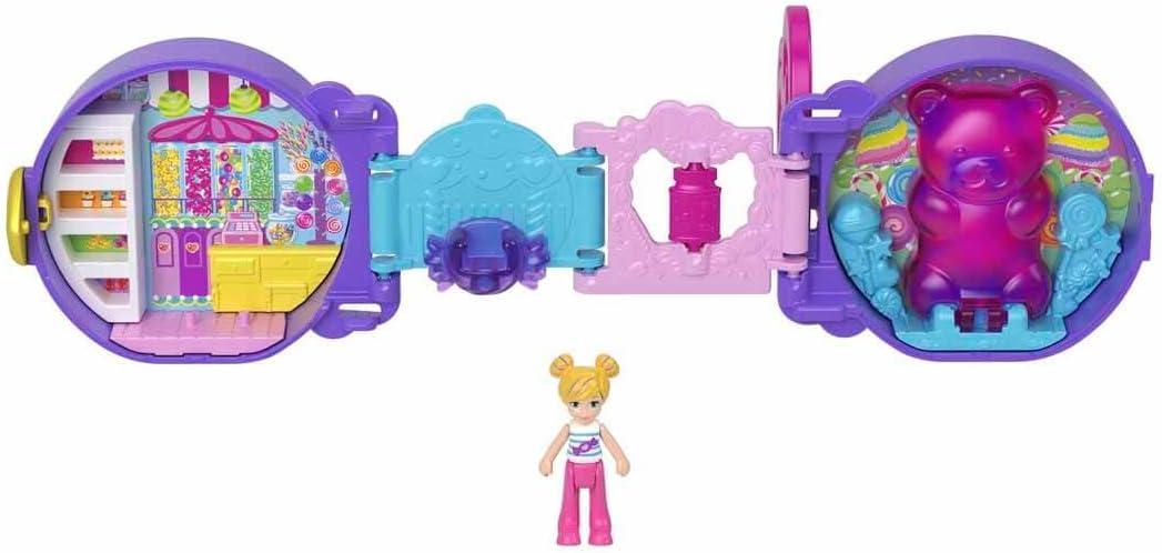 Polly Pocket Travel Fun Mini Playset HRD73 - Purple