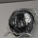 GPX Mini 4" USB Personal Fan, Compatible with Computers, Laptops, Portable Chargers, Black