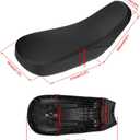 FVRITO Foam Seat for 50cc 70cc 90cc 110cc Taotao 110B Boulder B1 Coolster 3050C Vitacci HAWK Peace Roketa Sunl BMS Bamboo Mudcat RPS Raider 6 ICEbear Quad Mountopz Chinese Kids youth ATV 4-Wheeler