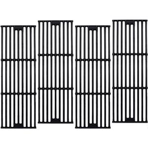 C6505A(4-Pack) 19 3/4" Cast Iron Cooking Grid Grates Replacement for Chargriller 2121, 2123, 2222, 2828, 3001, 3008, 3030, 3725, 4000, 4208, 5050, 5072, 5252, 9020