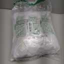 Table Skirt for 4 Foot Tables - One-Piece White Tablecloths and Skirt, Wrinkle Resistant Ruffles Elastic Cover for Banquets, Weddings, Events, Parties (48" x 30" (Rectangular))