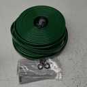 Jin&Bao Sprinkler Hose with Holes 100FT (50FTx2pack), Heavy Duty Watering Garden Hose, High-Efficiency Sprinklers System for Lawn and Garden with Staples