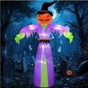 8.1FT Christmas Inflatable Lighthouse with Gift Boxs, Christmas Blow Up Yard Decorations Christmas Inflatables with LED Lights for Holiday Party Outdoor Garden Yard Lawn Decor (Halloween Inflatables)