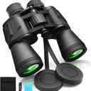 Binoculars for Adults 20x50 High Power Low Light Waterproof HD Compact Binoculars,BAK4 Prism FMC Lens for Bird Watching Hunting Travel Football Stargazing