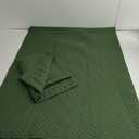 EXQ Home Quilt Set of 2 , Green 220" x 180"