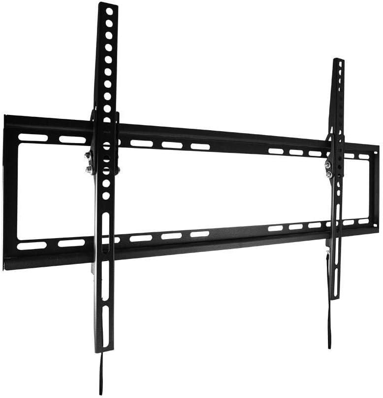Monoprice Essential Tilt TV Wall Mount Bracket Low Profile for 37" to 70" TVs up to 77lbs, Max VESA 600x400, UL Certified, Heavy Duty Works with Concrete and Brick (Extra-Large)