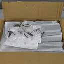 Yawinhe Industrial Pipe Clothing Rack with Shelves, Wall Mounted, Space Saving Closet Rod with 4 Bases, for Shops, Homes, 41.3''Lx10.2''Wx10.2''H, Rustic Brown