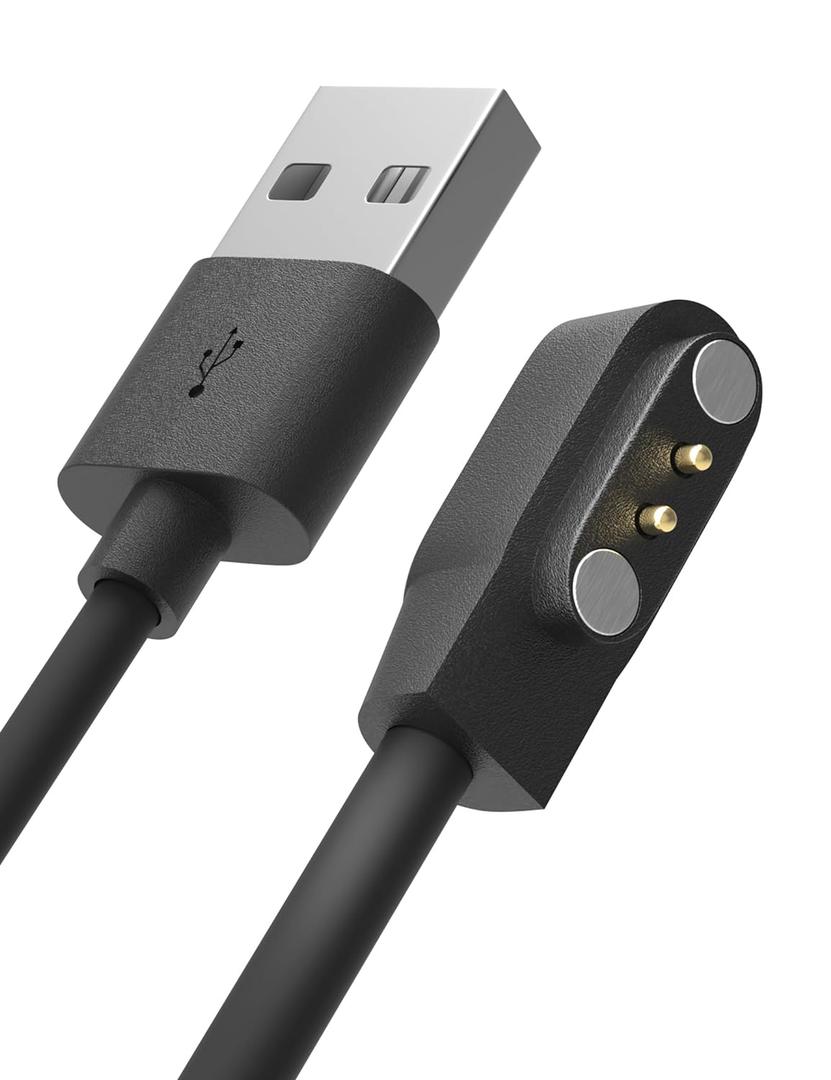 Sinoacc Smart Watch Charger for Skg Letsfit Cubitt Yamay Willful Fitpolo Tozo Wyze Umidigi Blackview 3.3Ft USB Magnetic Charging Cable Cord for Umidigi Uwatch 3S 3 2 2S Urun Smartwatch