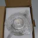 Hiware Glass Teapot with Stainless Steel Infuser & Lid, Borosilicate Glass Tea Pot Stovetop Safe, Blooming & Loose Leaf Teapots, 27 Oz