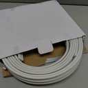 TMH Metal Door Weather Stripping - Magnetic Kerf Door Seal Kit, Full Set 36" x 84" - White Kerf Weather Stripping, White