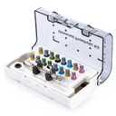 4E 4E'S USA Dental Implant Torque Wrench Set: Universal Prosthetic Kit with Torque Adjustable Ratchet & Screwdrivers 16pcs, 10-70Ncm, Fully Autoclavable