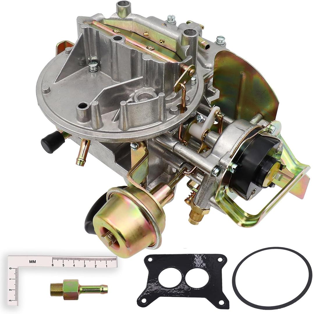 New 2100 2150 Carburetor For Ford 2 Barrel Carburetor 289 302 351 F100 F250 F350 Jeep 360 Jeep Mustang 1964-1982 Carb with Electric Choke Replace Motorcraft/Autolite 2100 2150 Carburetor