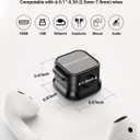 2 x Magnetic Cord Holder with Strong Adhesive Pads - Premium Cable Management for Home, Office & Travel, Easy Installation - Cable Organizer Clips for Secure USB, Charger & Data Cords, 6 Pack