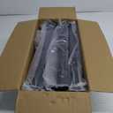 16.5 Inch Monkey Bars Kit Playground Ladder Rungs for Backyard Indoor Outdoor Kids Metal Bars Swing Set Playset Accessories (Black, 12 Pcs)