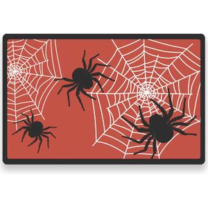 2Pack WRAPAHOLIC 50 Sheets Halloween Paper Place Mats - 11 x 17 Inch Disposable Placemat Spider and Spider Web Decorative Paper Table Mats for Dinner Table Setting Halloween Party Supplies