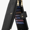 Travelambo RFID Wallet Women Large Size Bifold Multi Card Wallet Case with Zipper Pocke Credit Card Holder for Women