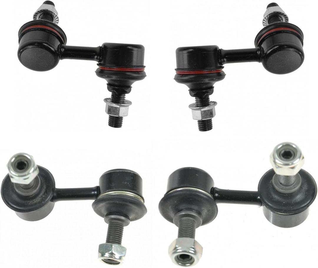 TRQ Front and Rear Sway Bar Link Set 4 Piece Compatible with 2002-2006 Acura RSX