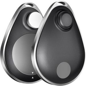 Utag GPS Tracker for Kids Hidden 2 Pack, Bluetooth Tracker Works with Apple Find My (iOS only), Waterproof, Lost Mode, No Monthly Fee, Suitable for Children, Elderly, Pets, Backpack(Black)