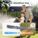 Gotron Garden Hose 100ft, Non-Expanding Lightweight Water Hose with 7 Function Nozzle & 360Swivel Grip, Flexible, Kink-Free, Wear-Resistant, Leak-Proof, 3/4" Thickened Connector, Yard, Garden
