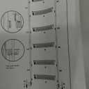 HomeBuddy Pantry Door Organizer - 6 Basket Over The Door Organizer, Sturdy Back of Door Storage Organizer with 3 Sets of Padded Hooks - Door Shelf for Kitchen, Bathroom, Wardrobe