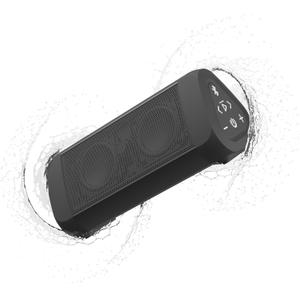 OontZ Ultra Bluetooth Speaker 5.4 | IPX7 Waterproof, 14W Enhanced Sound, 20-Hr Battery, 100ft Range, Deep Bass & Clear Audio, Durable Speaker for Pool, Beach, and Shower (Black)