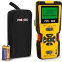 PREXISO 5-in-1 Stud Finder with Laser Level Marking & Ultrasound Distance Measure - Area, Volume, Addition | Wood, AC Wire Detector - Wall Scanner Beam Finders for Dry Interior Walls, Metal Studs