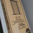 Regalo Safety 36" Extra Tall Baby Gate for Doorways & Bottom of Stairs, Pressure Mounted Walk Through Gate for Babies, Toddlers & Pets, Tested & Safe for 30 Years, American Designed, American Owned (White)